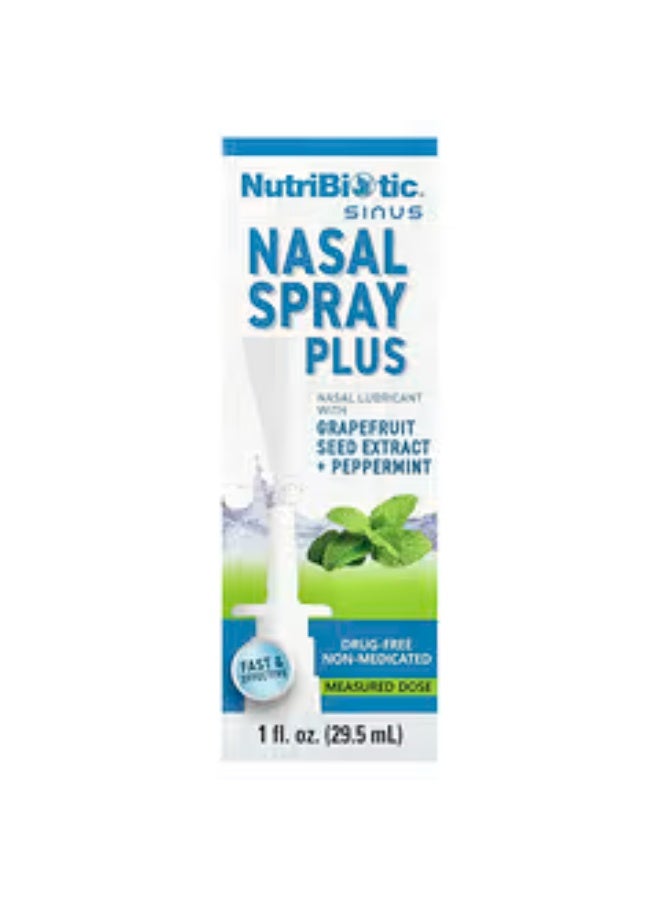 NutriBiotic, Sinus Nasal Spray Plus, 1 fl oz (29.5 ml) - Image 1